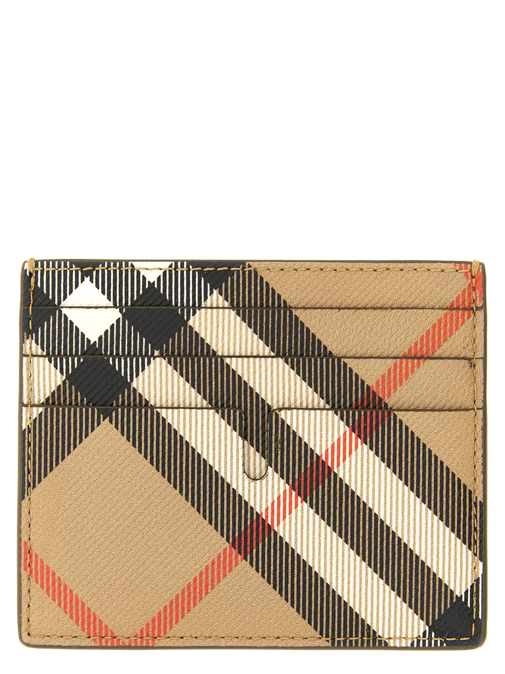Beige Polyurethane Sandon Cardholder