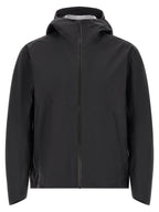 Arris Black Nylon Shell Jacket
