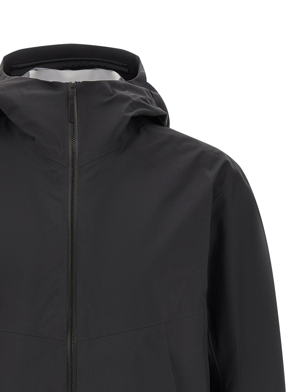 Arris Black Nylon Shell Jacket