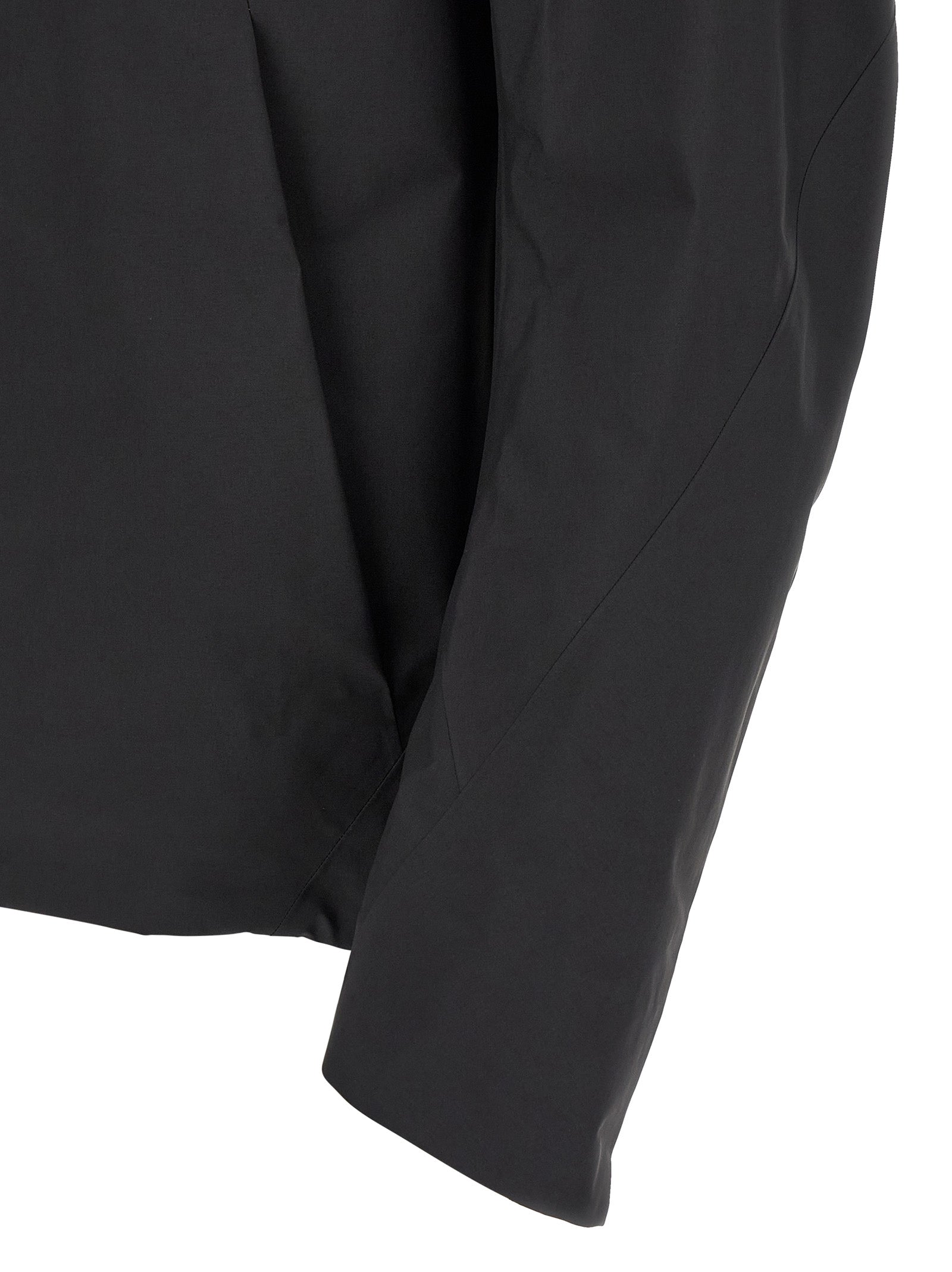 Arris Black Nylon Shell Jacket