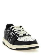 Newport Bicolor Bovine Leather Low Top Sneakers