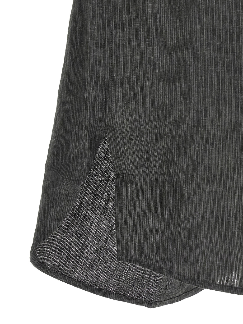 Gray Linen Blouse