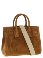 Small Brown Calfskin Sac De Jour Handbag