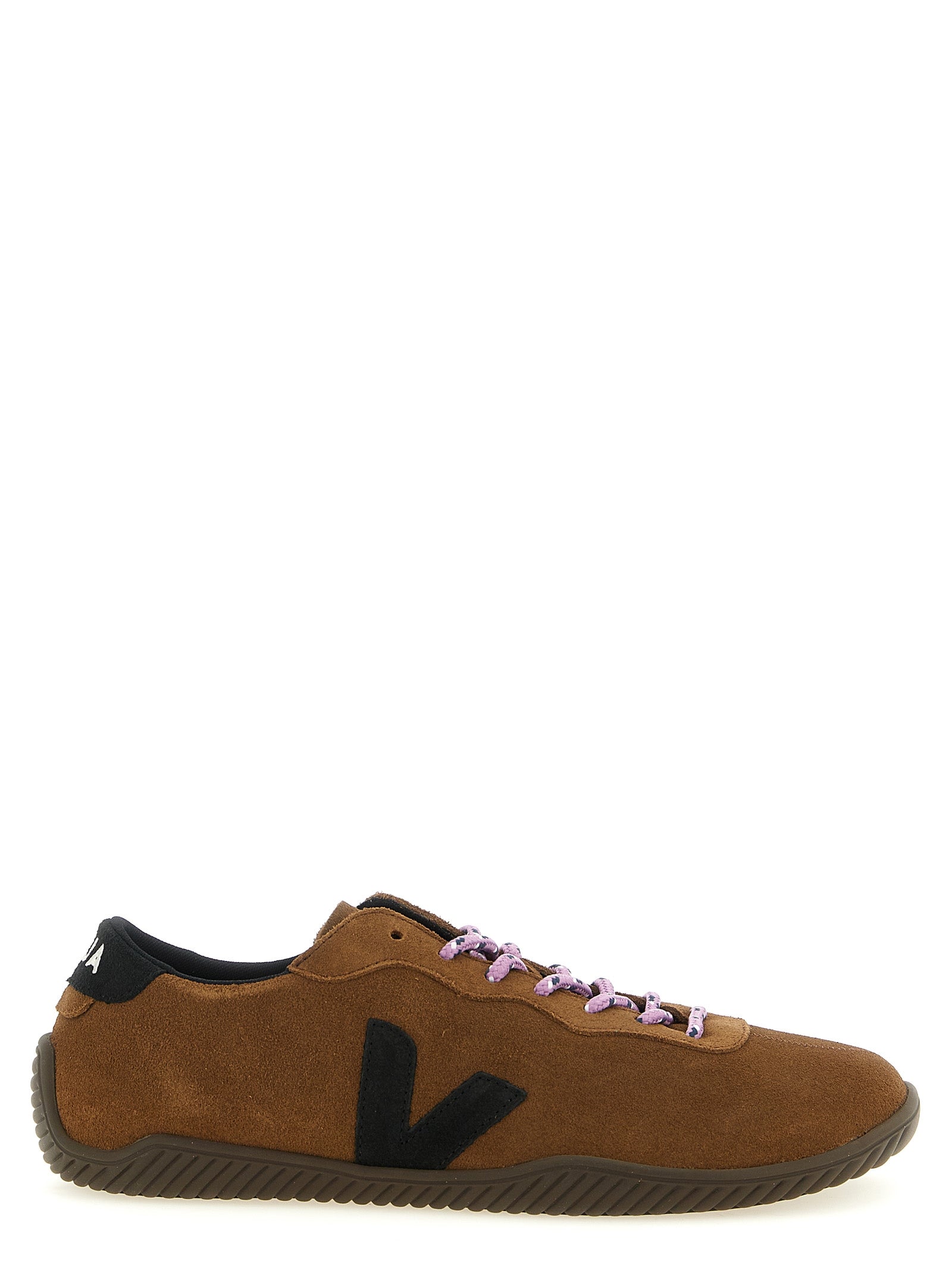Brown Calfskin Low Top Sneakers
