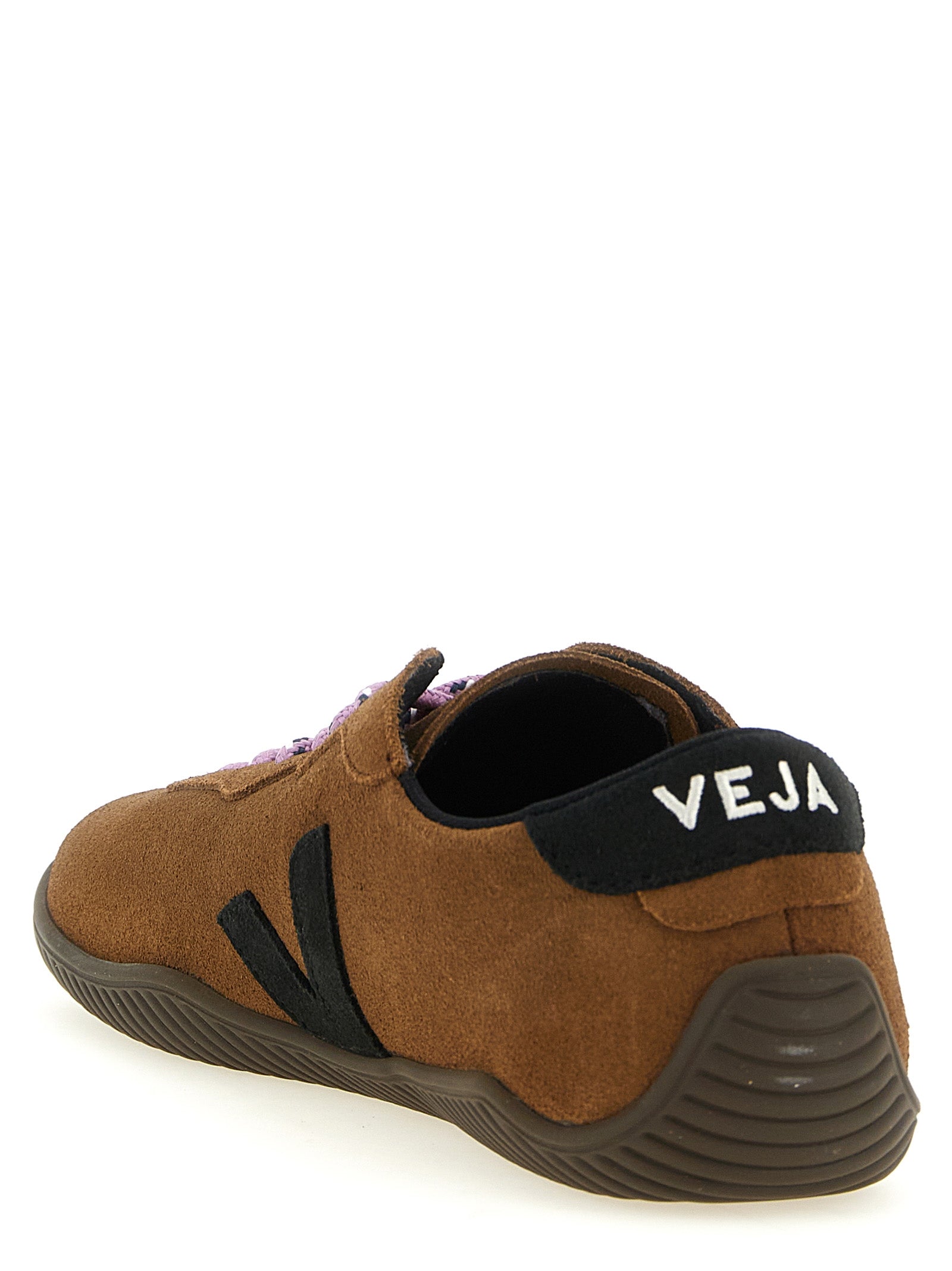 Brown Calfskin Low Top Sneakers