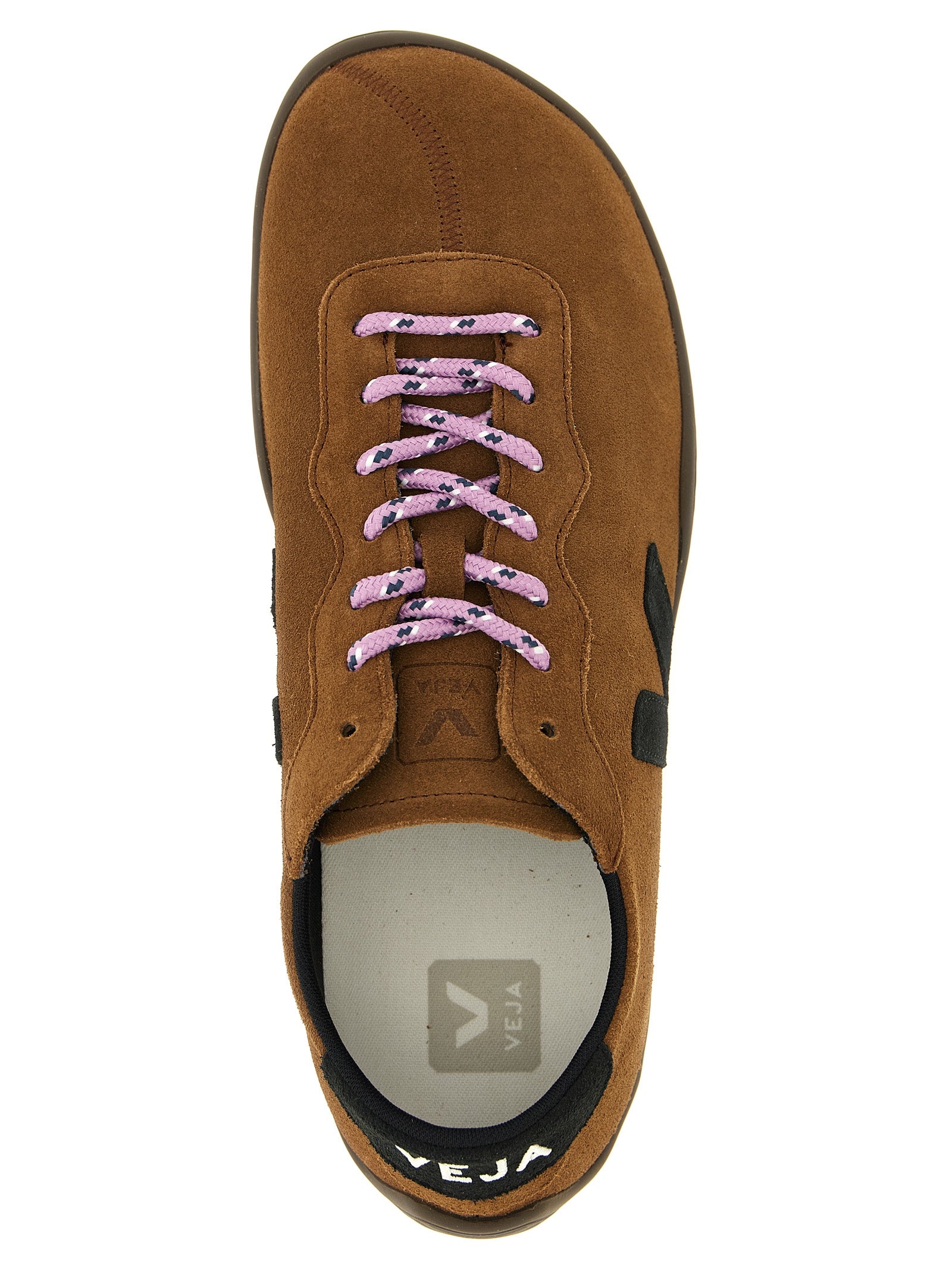 Brown Calfskin Low Top Sneakers