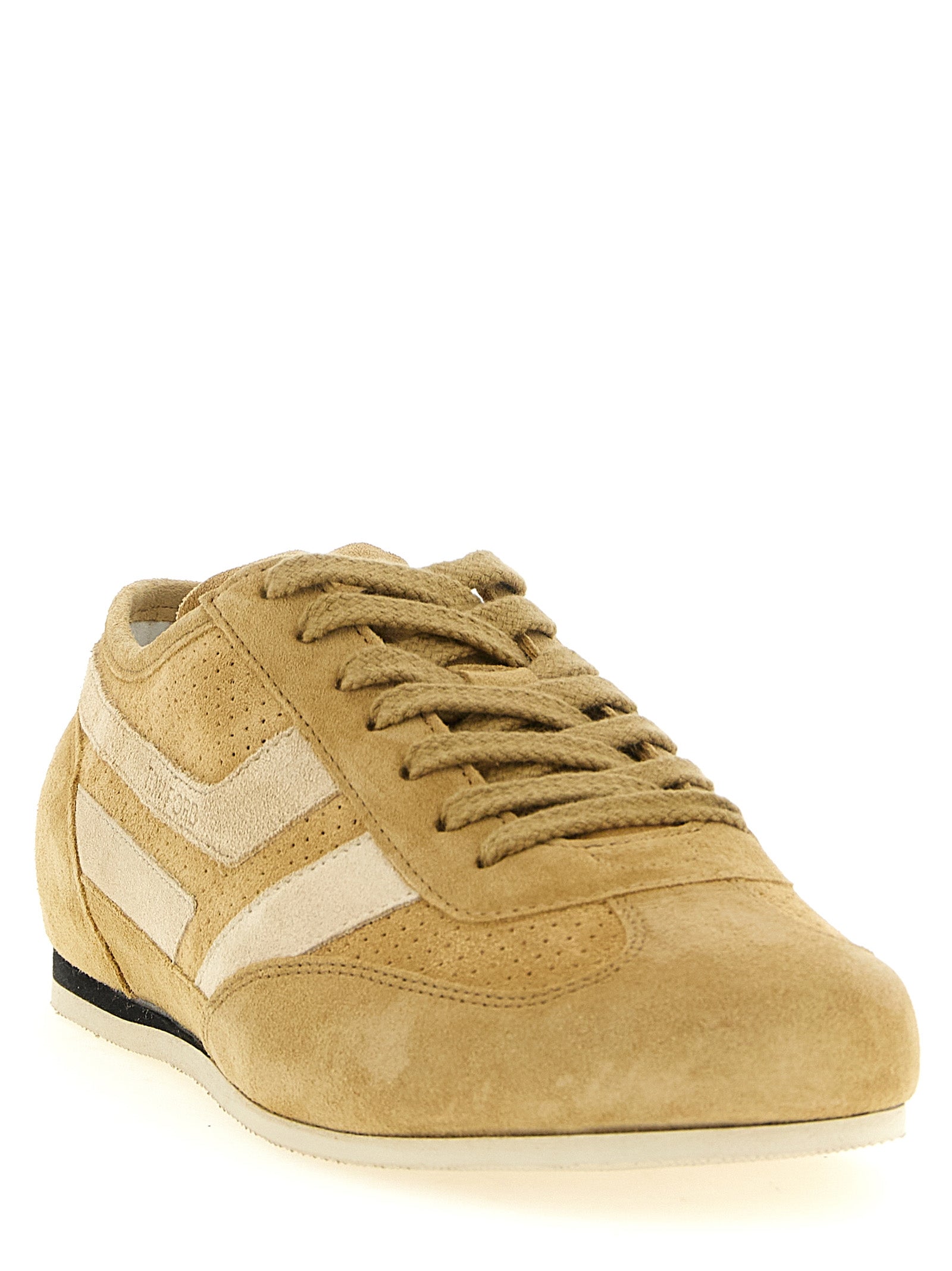 Brook Beige Calfskin Sneakers