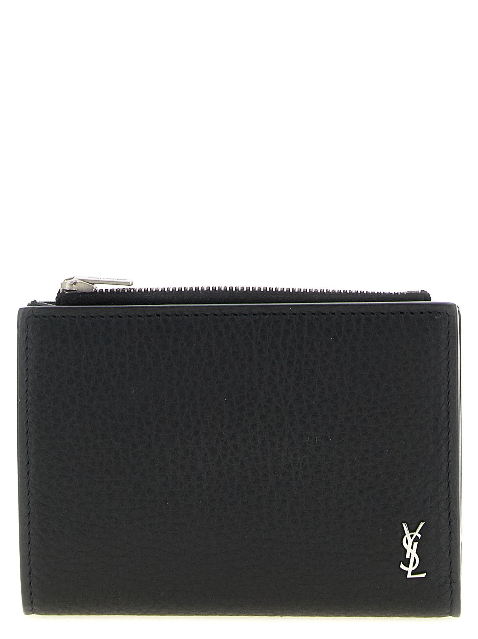 Black Calfskin Tiny Cassandre Wallet