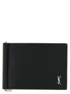 Black Hammered Calfskin Card Holder