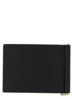 Black Hammered Calfskin Card Holder