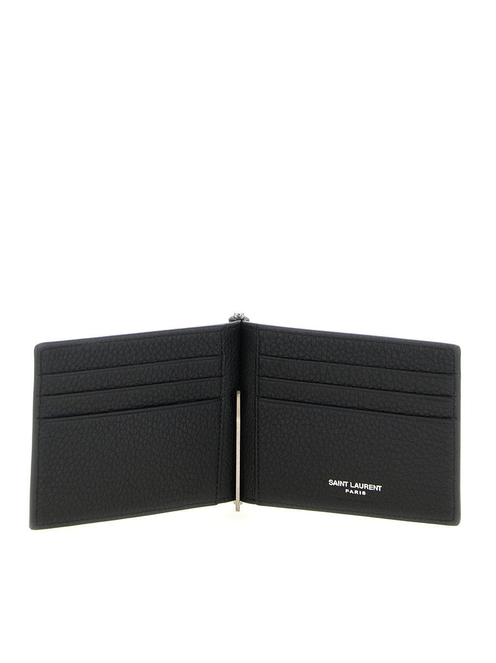 Black Hammered Calfskin Card Holder