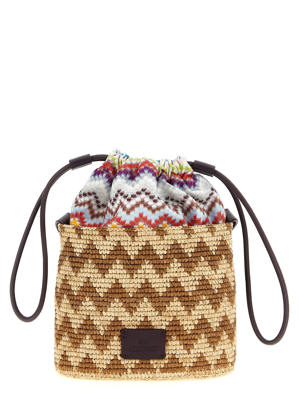Multicolor Cotton Crossbody Bag