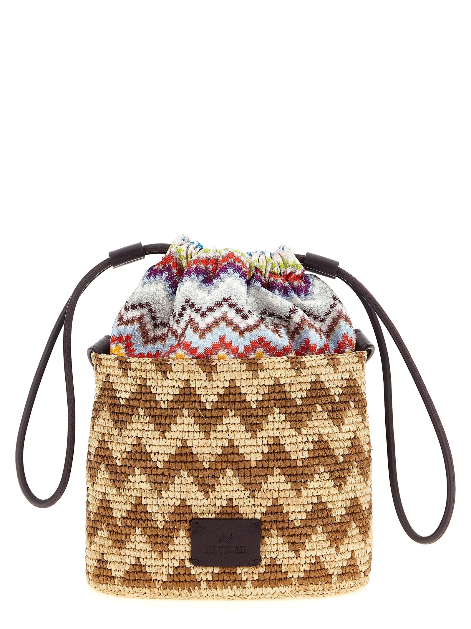 Multicolor Cotton Crossbody Bag