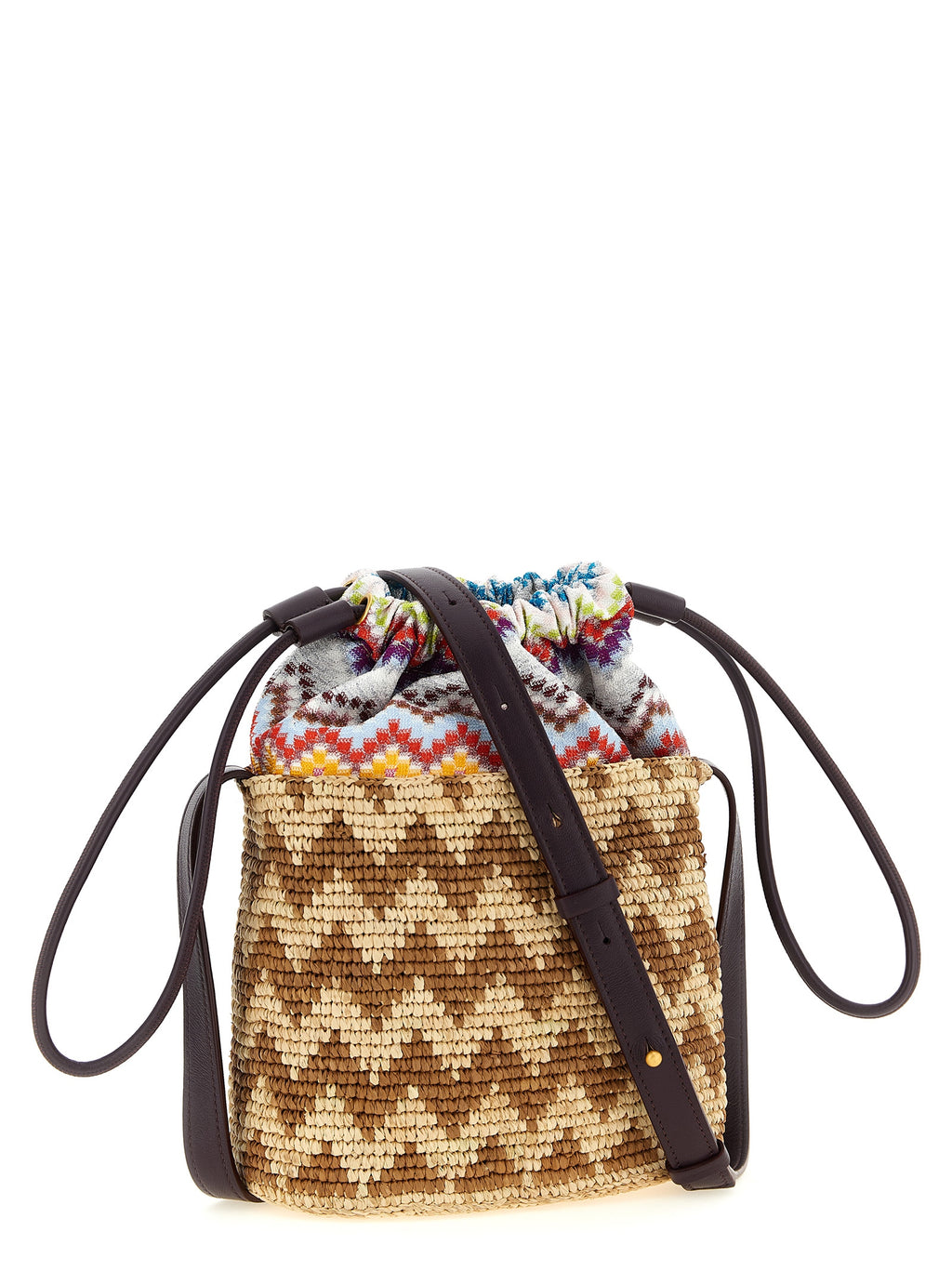 Multicolor Cotton Crossbody Bag