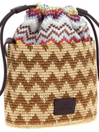 Multicolor Cotton Crossbody Bag