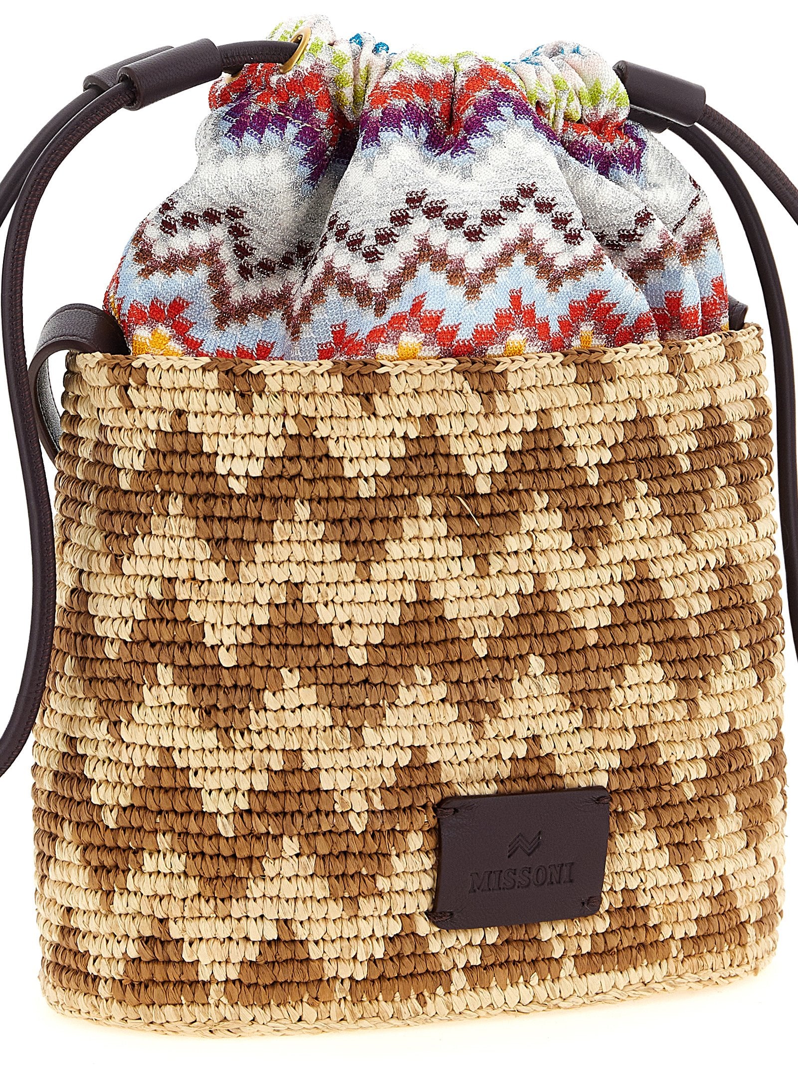 Multicolor Cotton Crossbody Bag