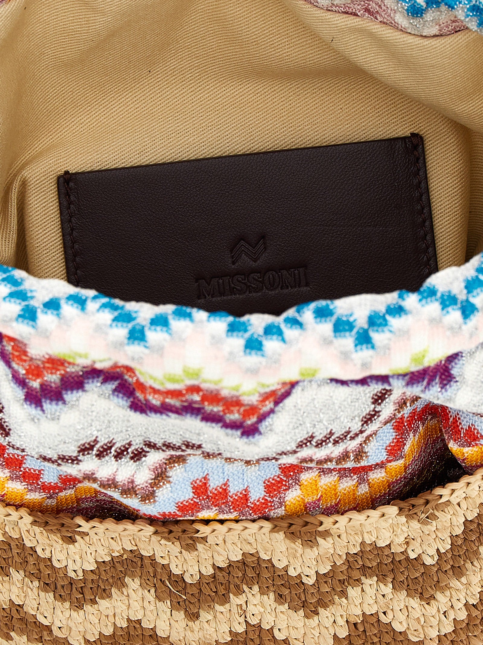 Multicolor Cotton Crossbody Bag
