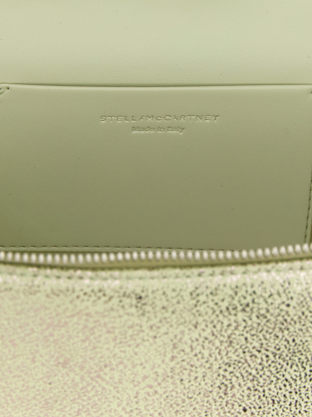 Eco Shiny Dotted Chamois Vanity Falabella Crossbody Bag