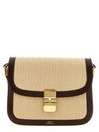 Beige Cotton Grace Crossbody Bag