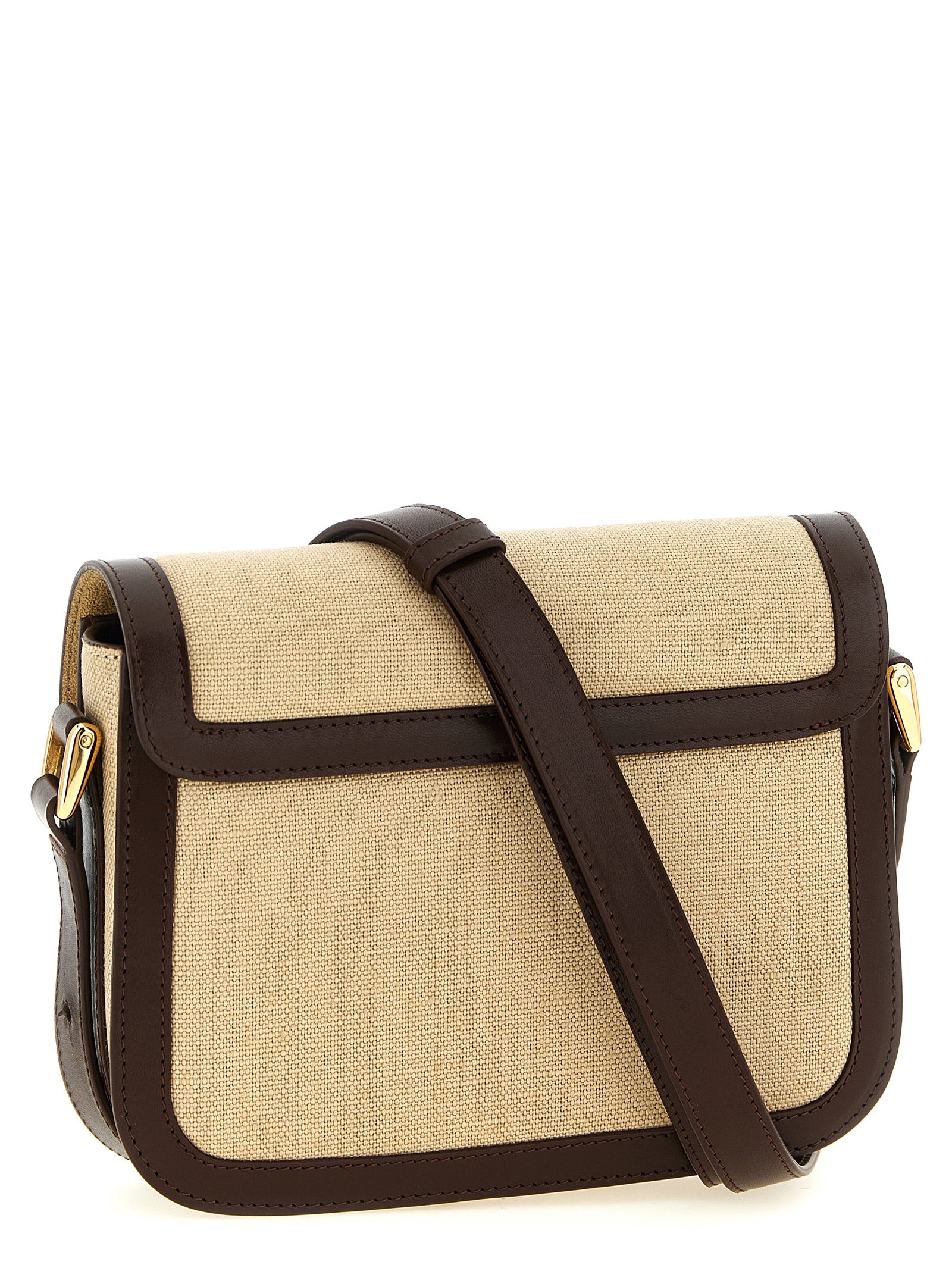 Beige Cotton Grace Crossbody Bag