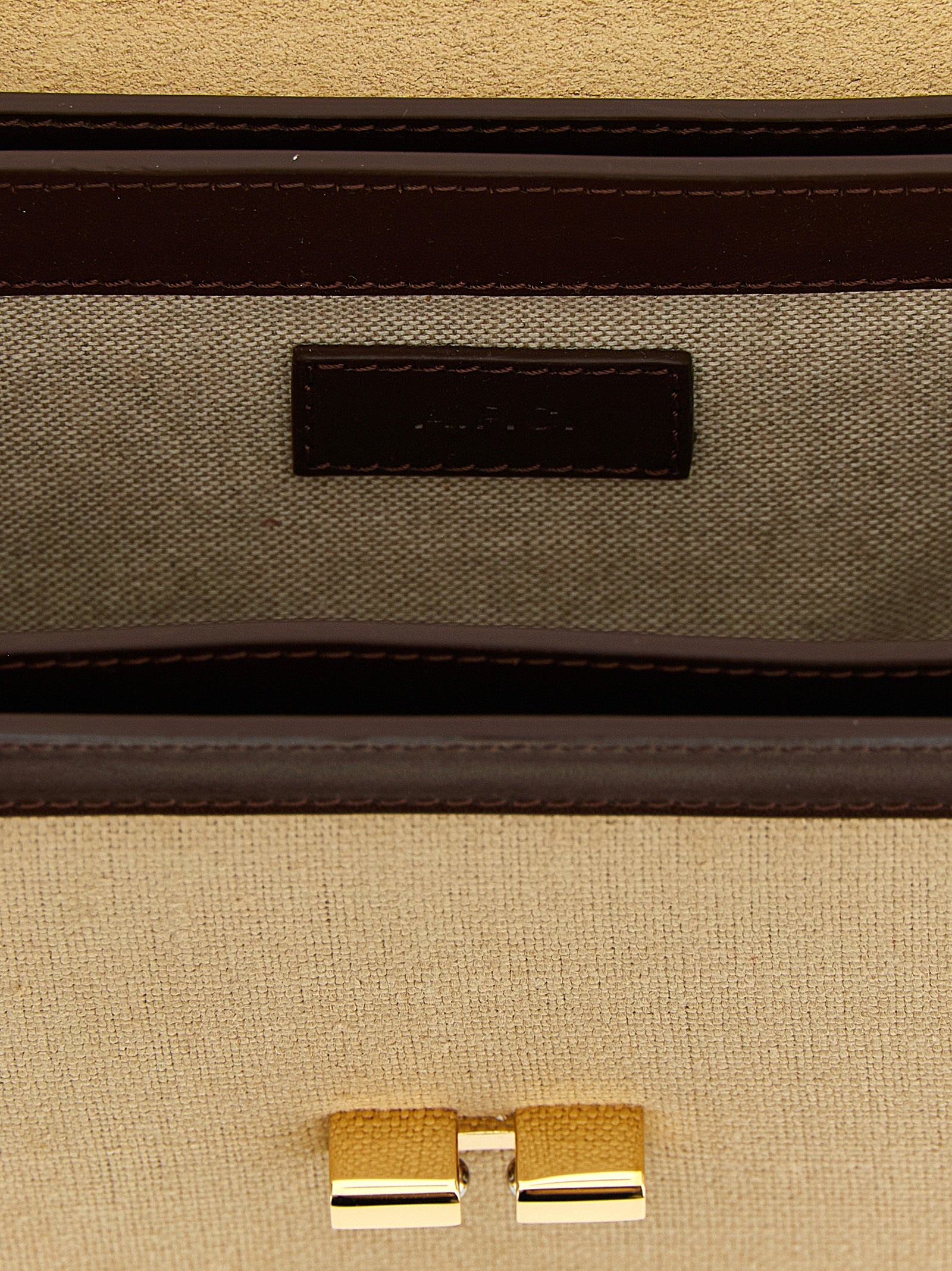 Beige Cotton Grace Crossbody Bag