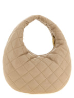 Beige Lamb Leather Icarino Handbag
