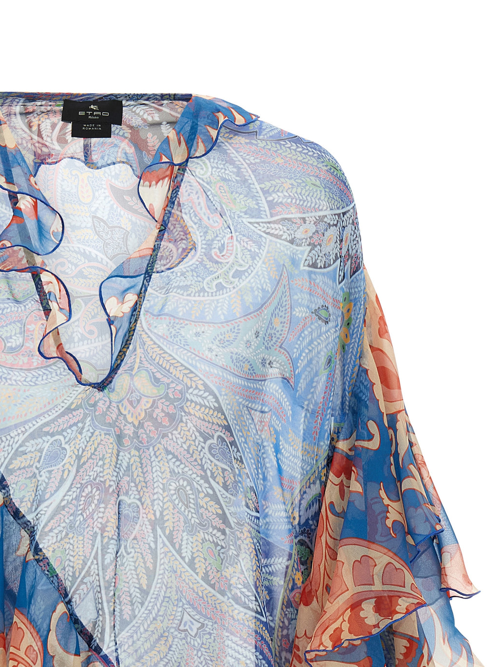 Light Blue Silk Blouse