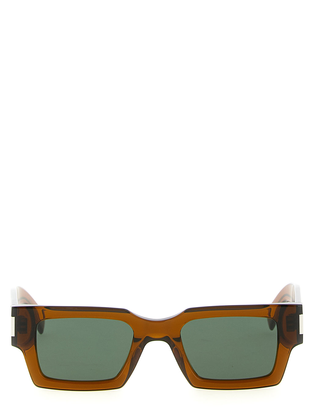 Brown Acetate Square Sunglasses
