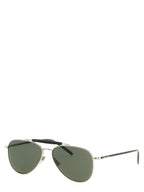 Silver Acetate Aviator Sunglasses