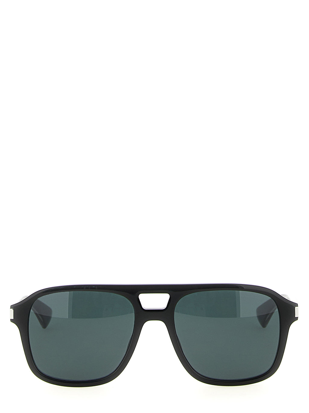 Black Acetate Aviator Sunglasses