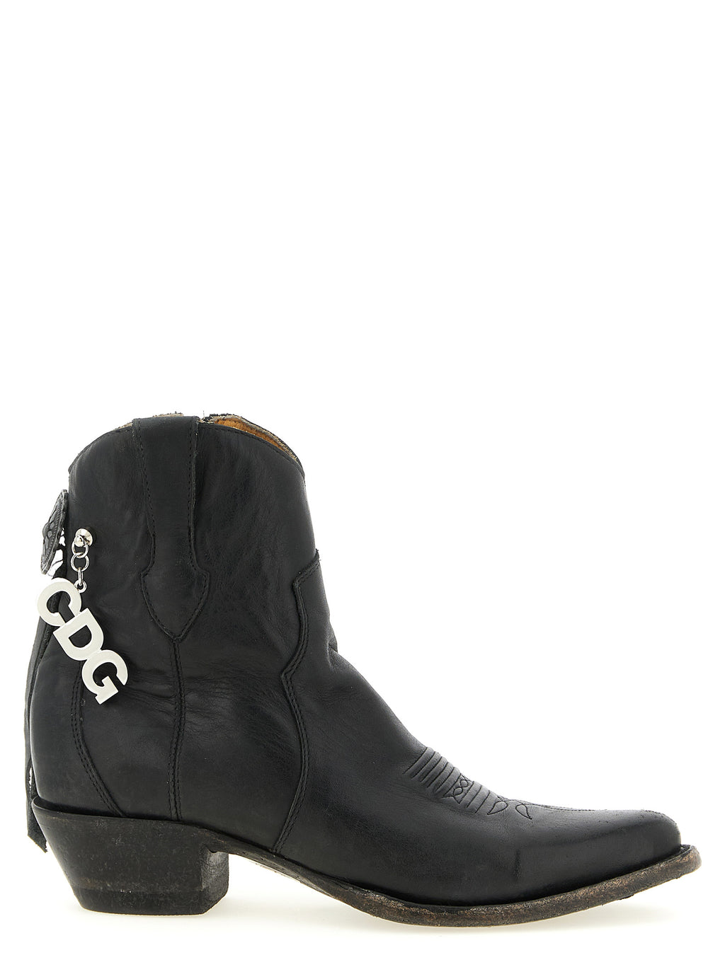 Black Cowhide Mexicana Chelsea Boots