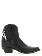 Black Cowhide Mexicana Chelsea Boots