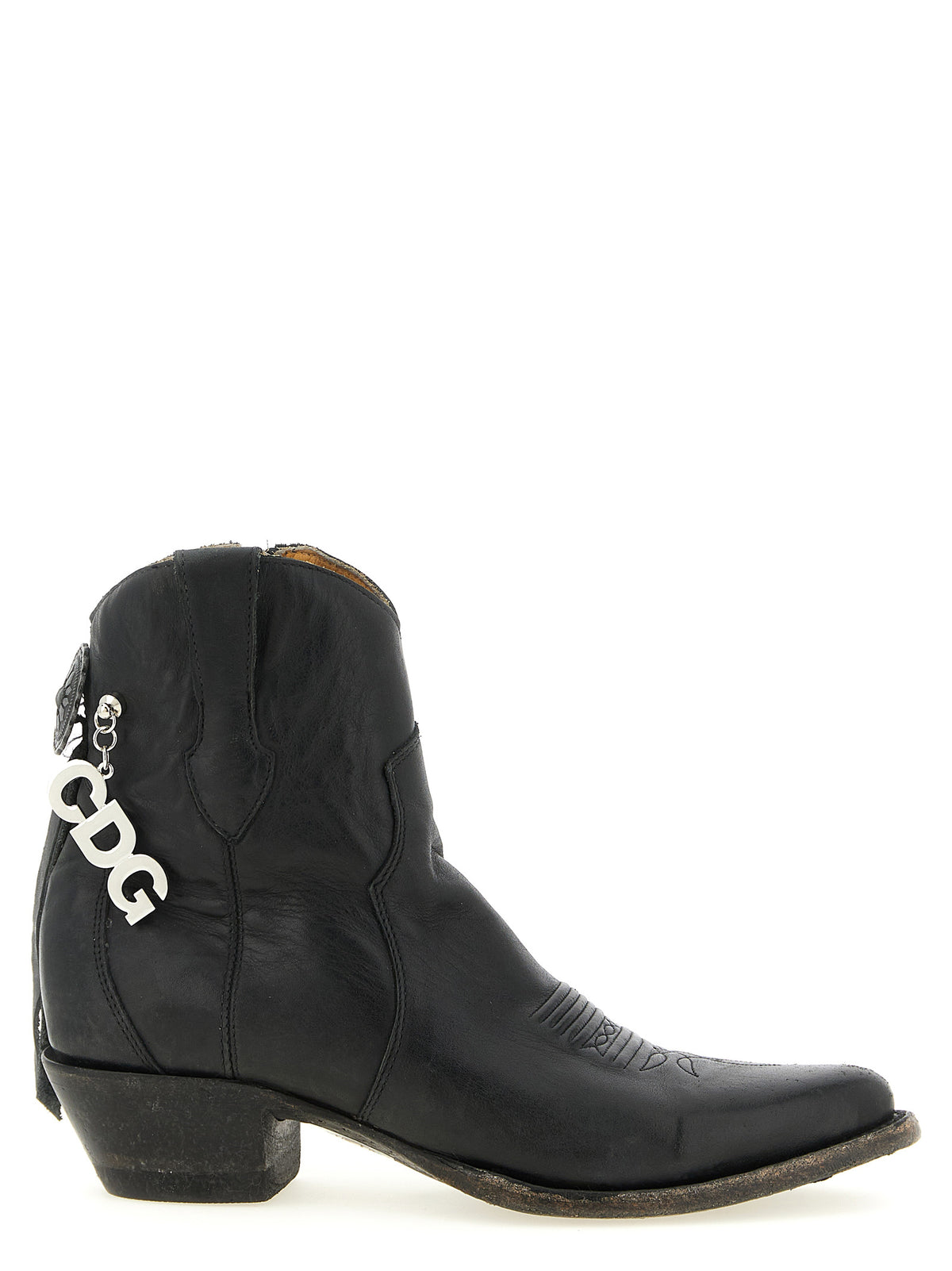 Black Cowhide Mexicana Chelsea Boots