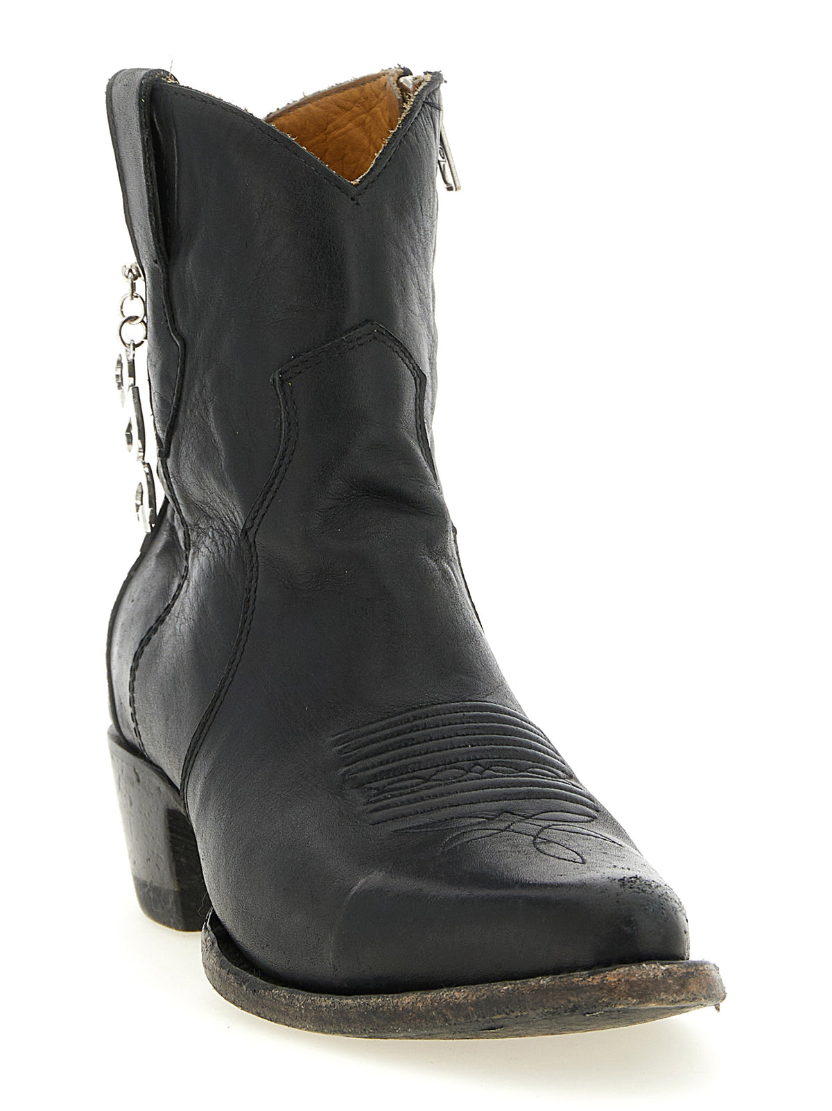 Black Cowhide Mexicana Chelsea Boots