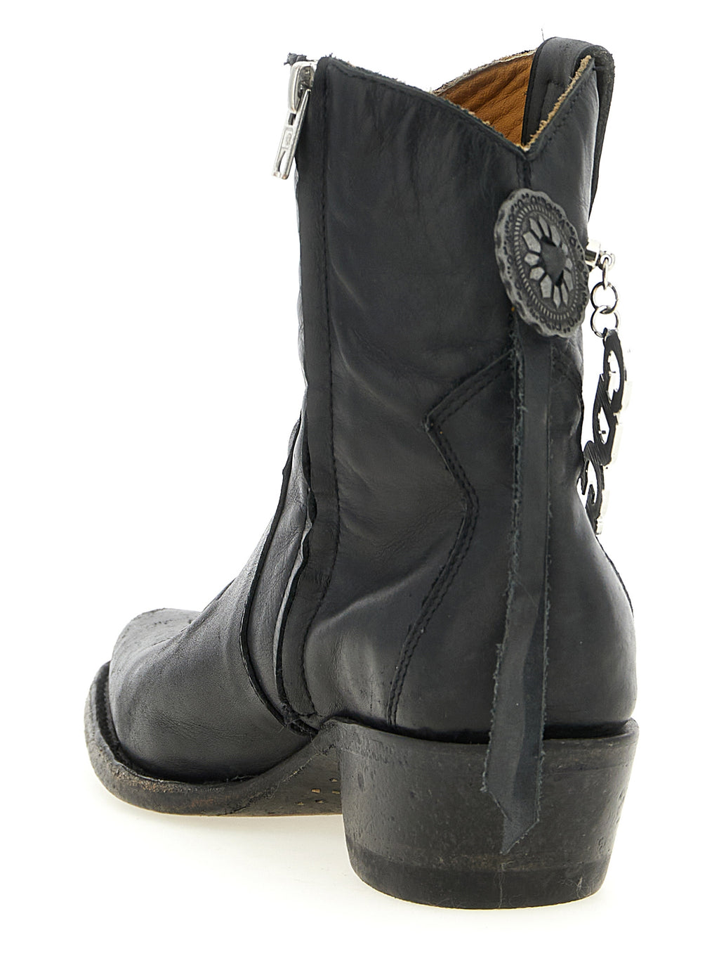 Black Cowhide Mexicana Chelsea Boots