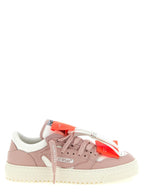 3.0 Off Court Low Top Sneakers With Hammered Leather, Smooth Leather, Canvas, And Nylon