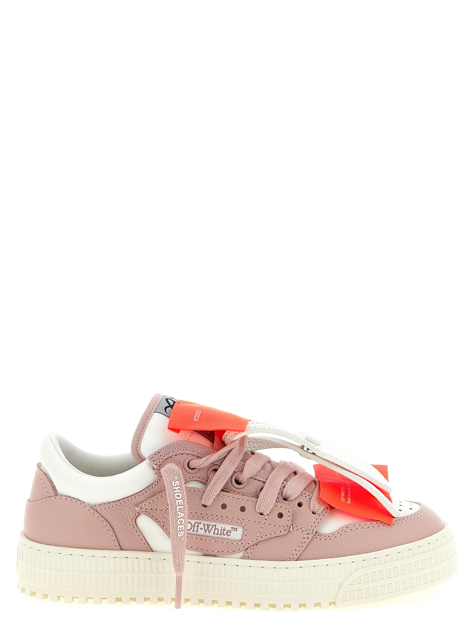 3.0 Off Court Low Top Sneakers With Hammered Leather, Smooth Leather, Canvas, And Nylon