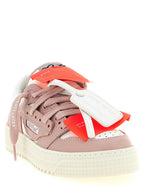 3.0 Off Court Low Top Sneakers With Hammered Leather, Smooth Leather, Canvas, And Nylon