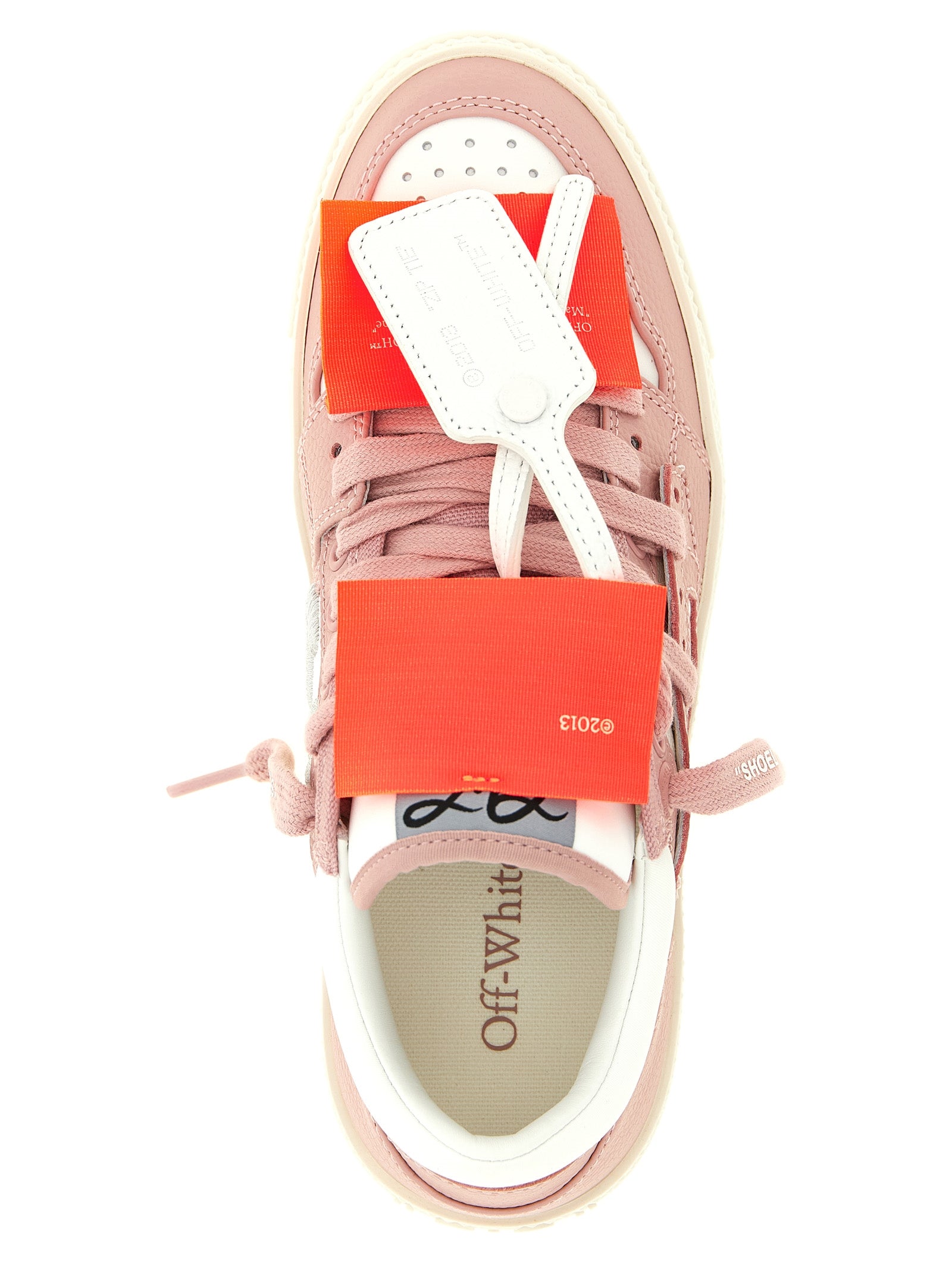 3.0 Off Court Low Top Sneakers With Hammered Leather, Smooth Leather, Canvas, And Nylon