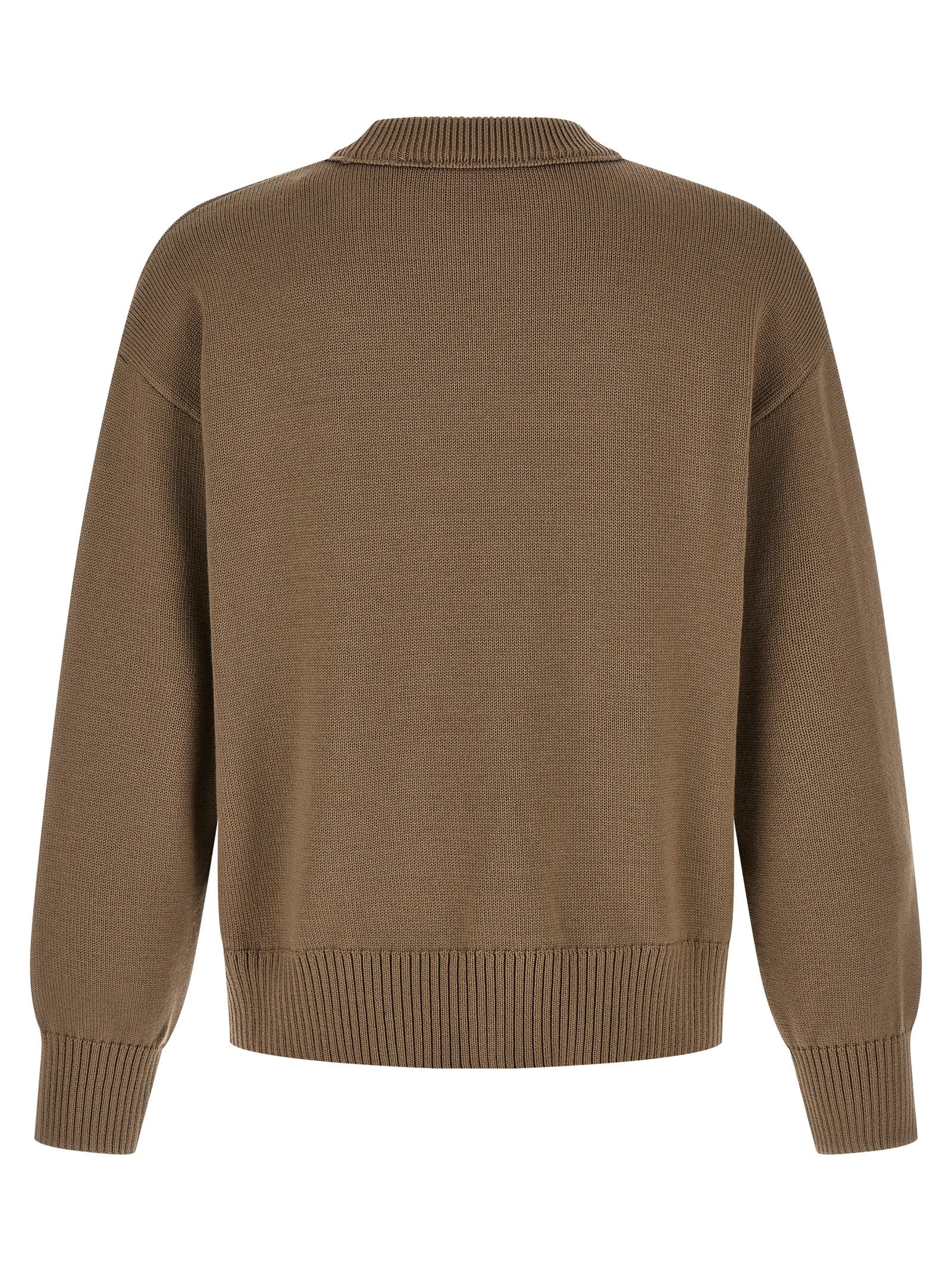 Beige Wool Cardigan Ami De Coeur