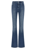 Selma Stone-Washed Denim Flared Jeans
