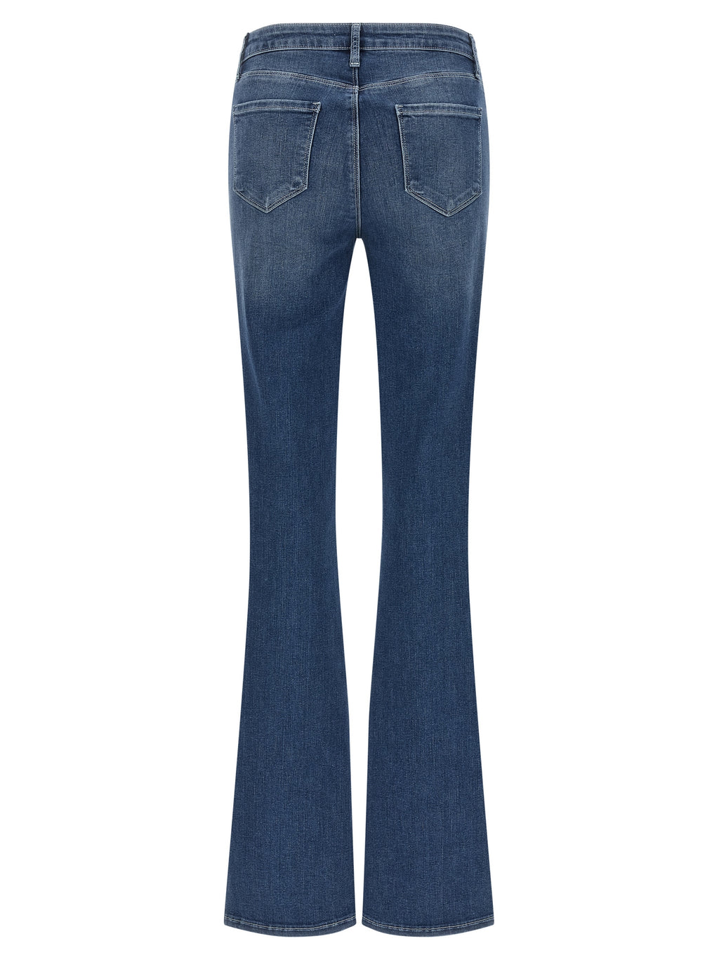 Selma Stone-Washed Denim Flared Jeans