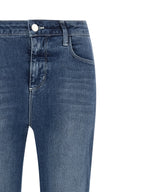 Selma Stone-Washed Denim Flared Jeans