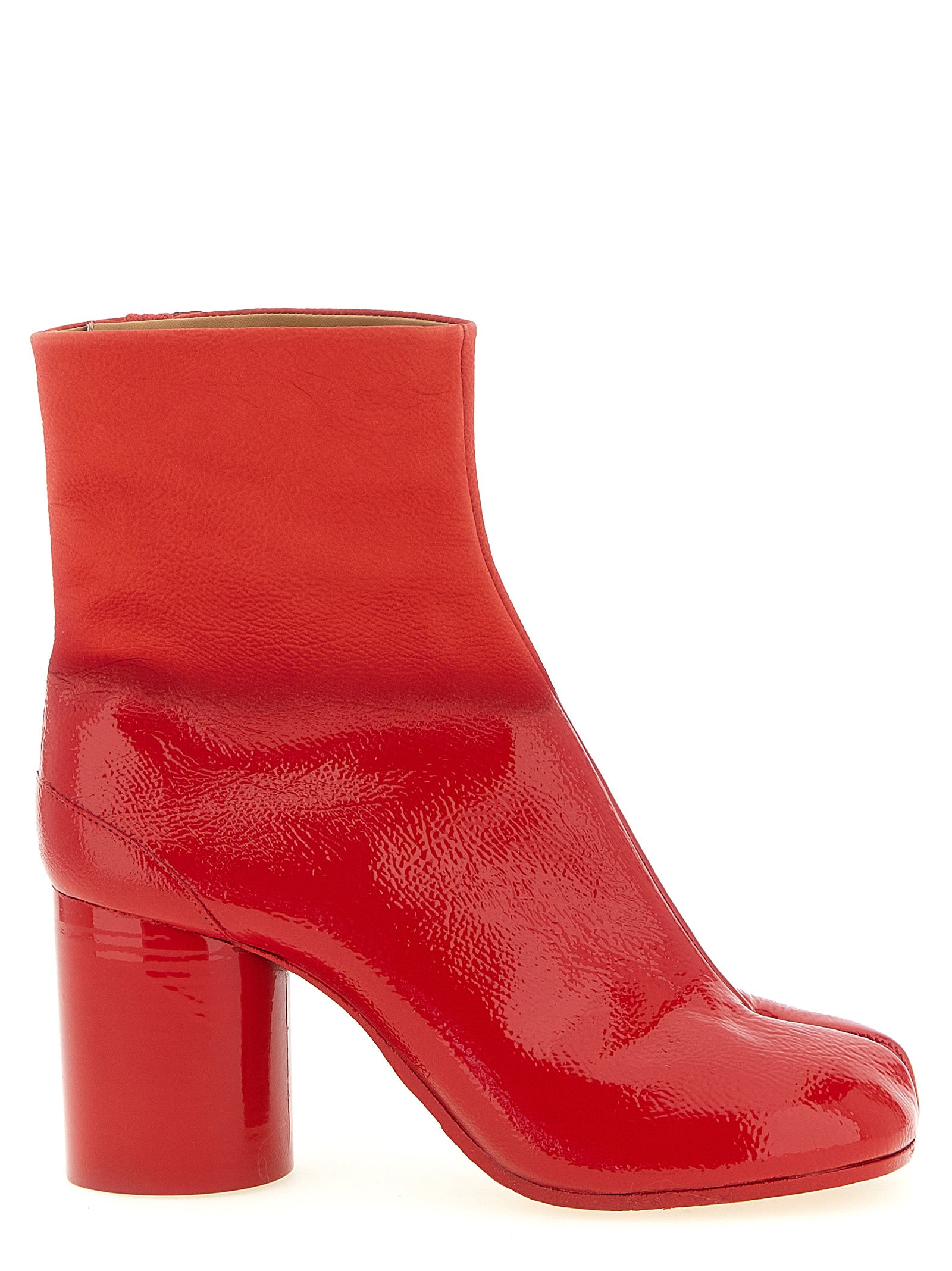 Bovine Leather Multicolor Ankle Boots
