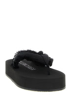 Viscose Silk Jet Lag Flip-Flop Sandals