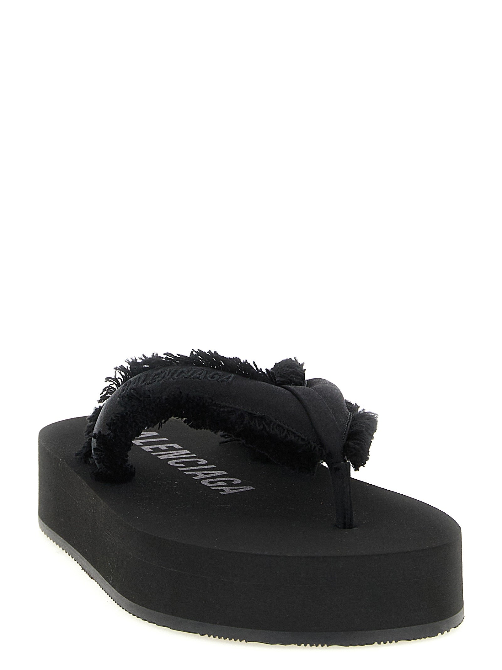 Viscose Silk Jet Lag Flip-Flop Sandals