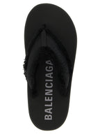 Viscose Silk Jet Lag Flip-Flop Sandals