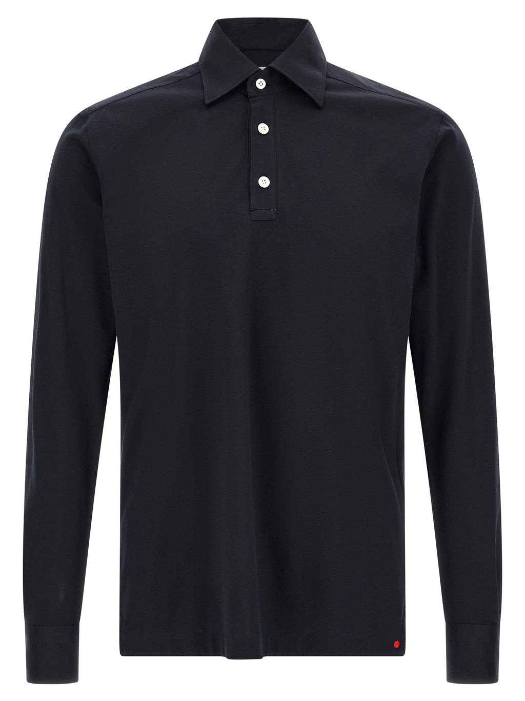 Positano Blue Cotton Polo Shirt