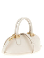 White Calfskin Mini Smooth Handbag