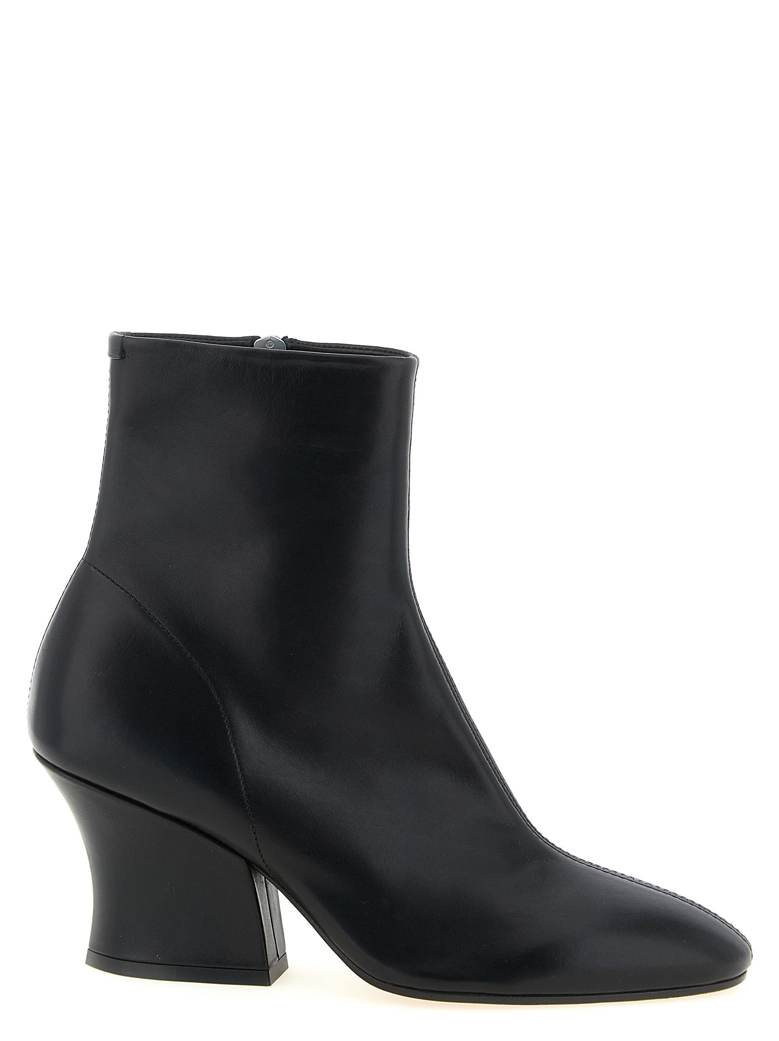 Calfskin Lune Ankle Boots